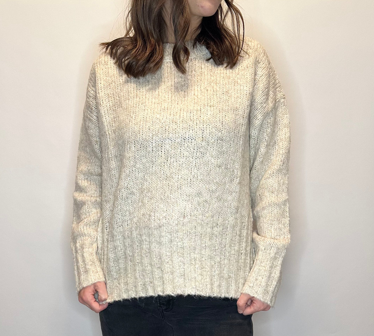 Oatmeal Knit Sweater