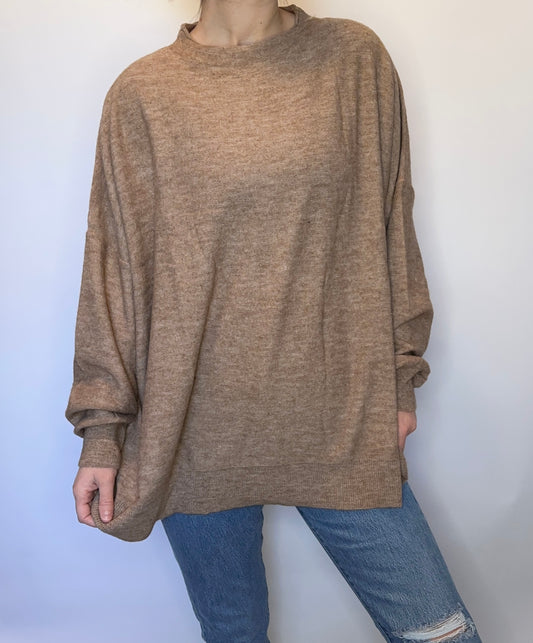 Heather Mocha Knit Sweater