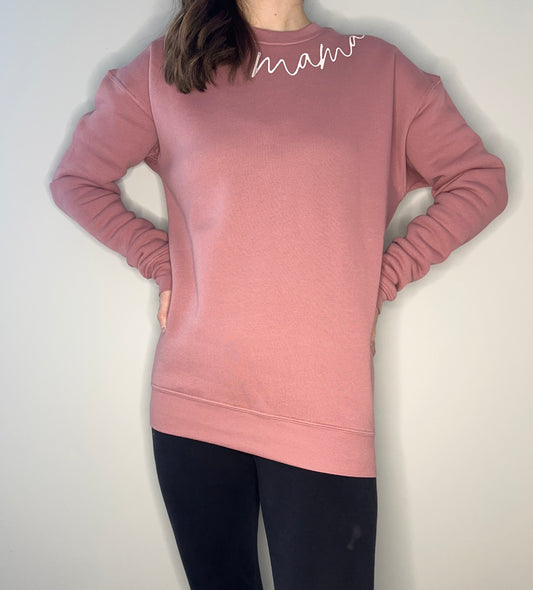 Mama Sweatshirt-Mauve